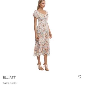 ELLIATT Multicolor Floral Midi Dress